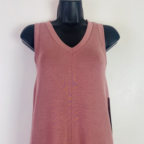 NWT Lululemon Ease of it All V-Neck Midi Dress Softstreme in Spiced Chai Sz 0 - Picture 5 of 16